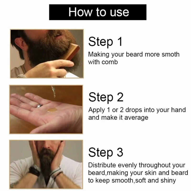 20ML Beard Oil For Men Beard Growth Enhancer