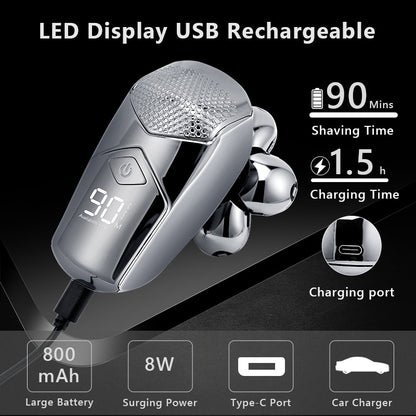 Rechargeable Powerful Beard Hair Electric Shaver