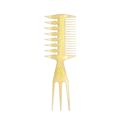 Retro oil head wide tooth comb