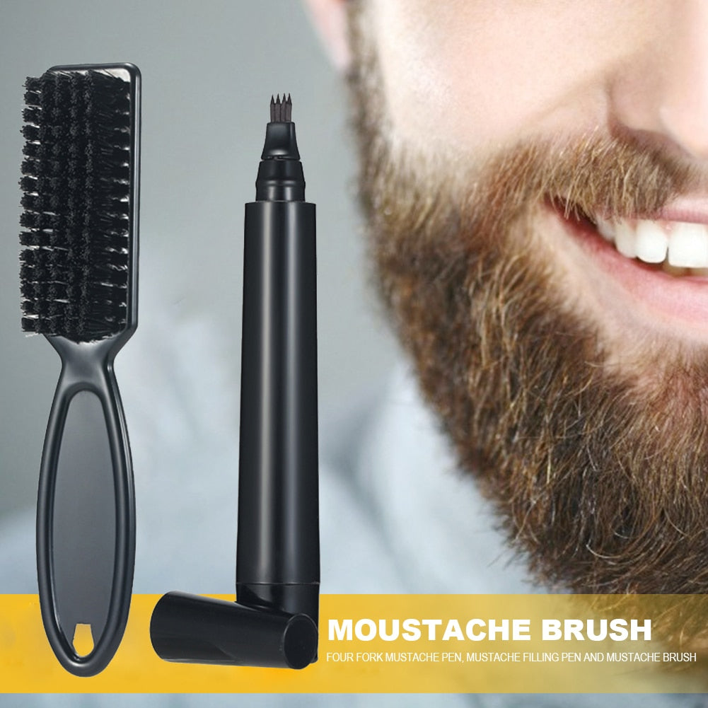 Beard Pen Whiskers Filler Pen Brush Mustache