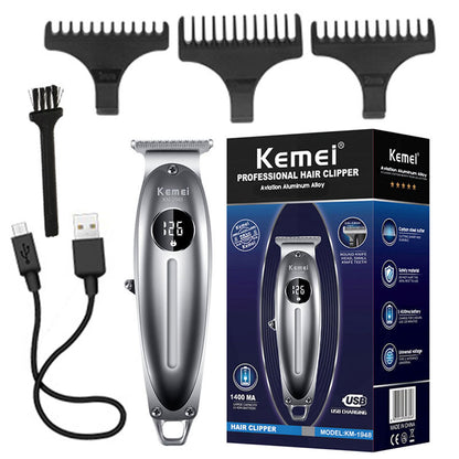 Full metal professional hair trimmer