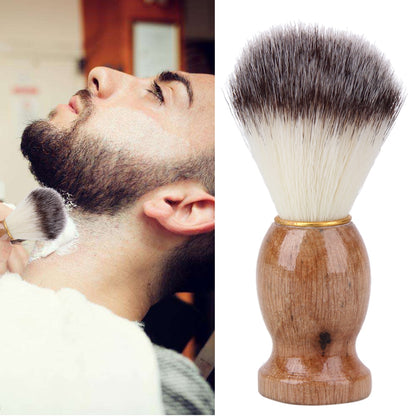 Salon Men Facial Beard Shaving Brush Wooden