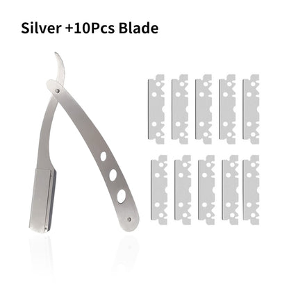 Barbershop Men's Shaver Straight Edge Barber Knives