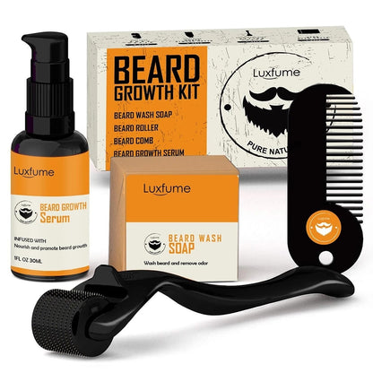 Men Beard Growth Kit Hair Growth Enhancer Thicker