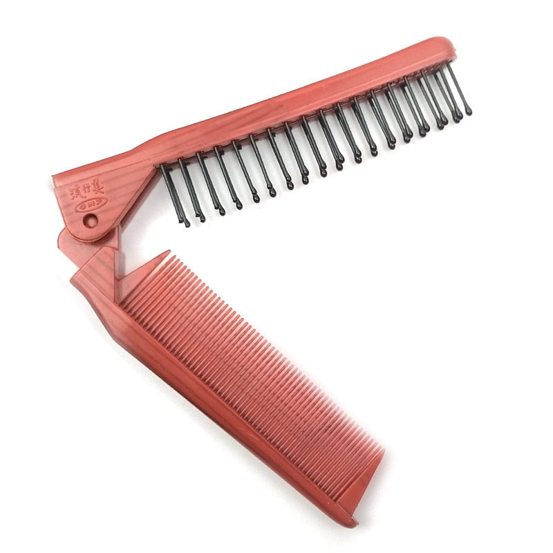 Folding Hair Comb Anti Static Plastic Foldable