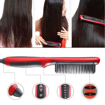 Multifunctional Hair Straightener Comb Anti-Scald Hair Straightening Brush Comb