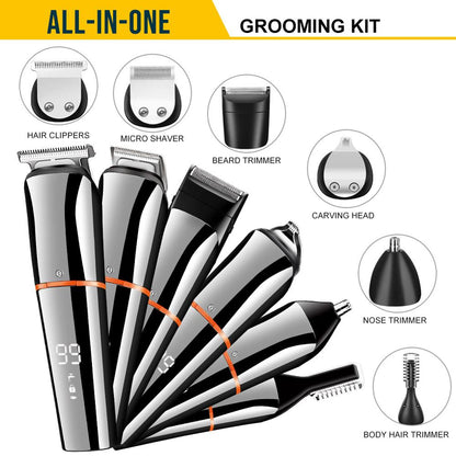 6 In 1 Hair Clipper Full Body Hair Trimmer Kit