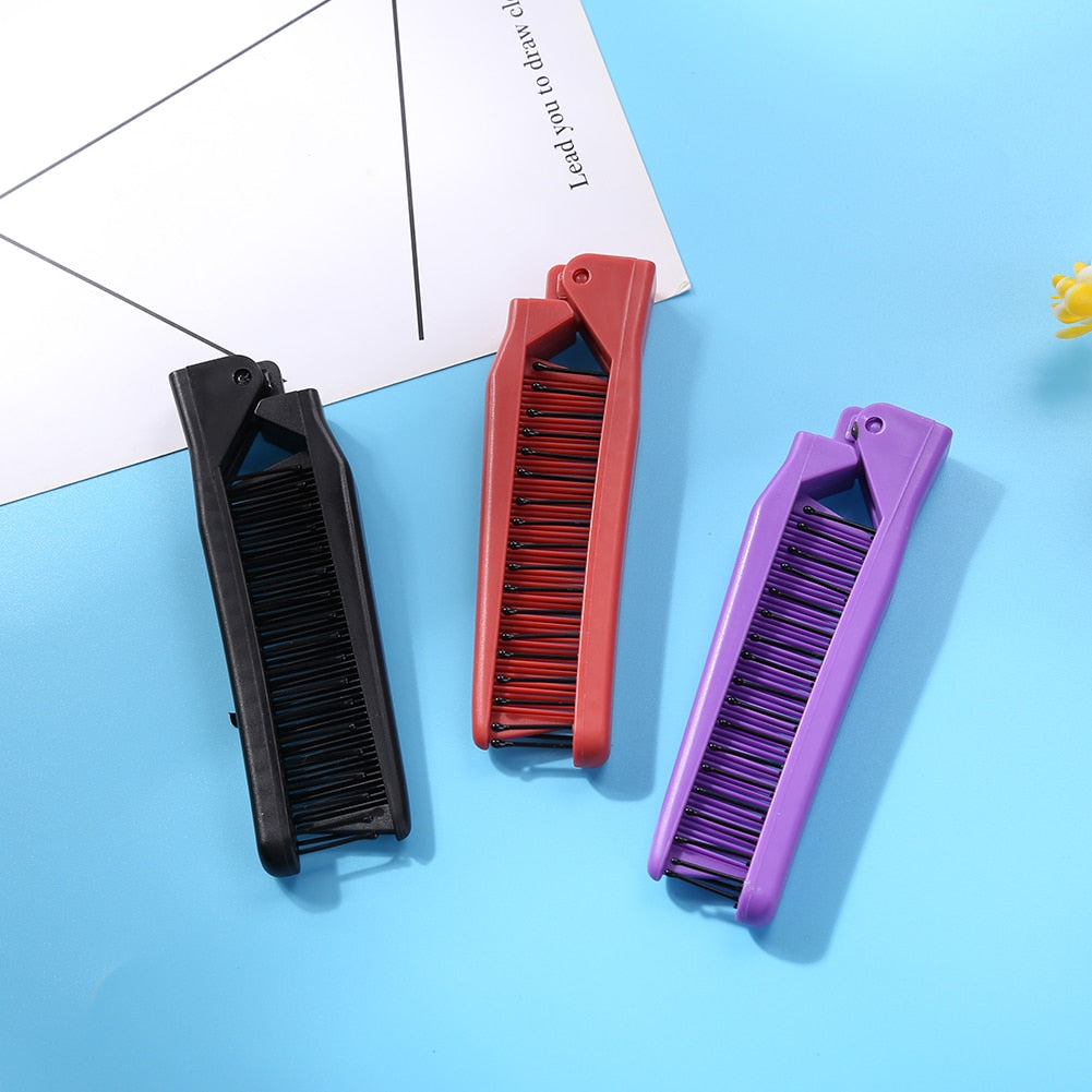 Portable Pocket Oil Hair Comb Folding Combs