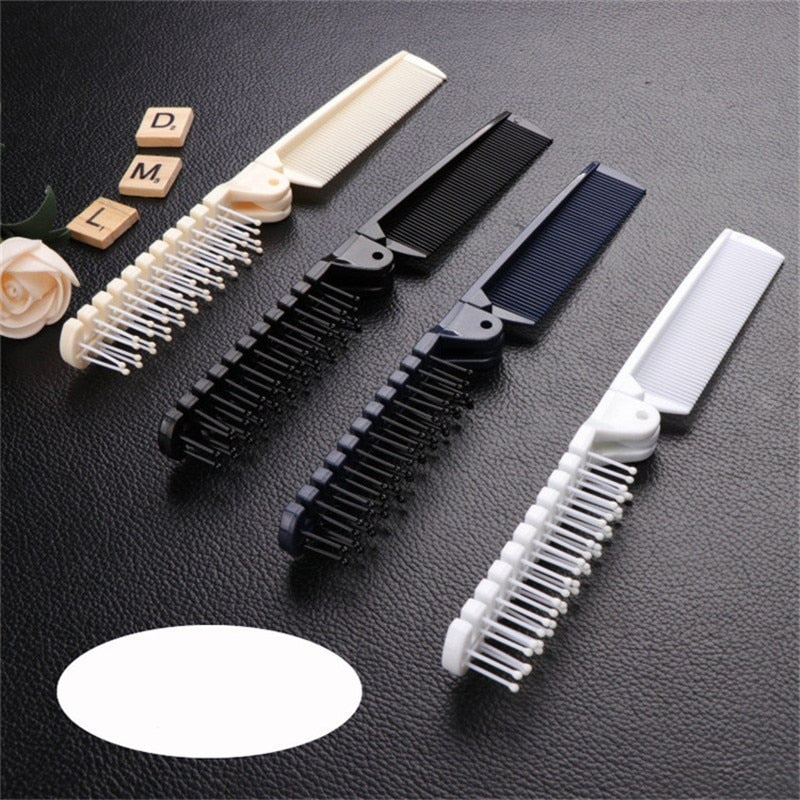 Portable Folding Pocket Combs For Men Oil Head Portable