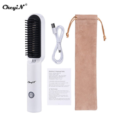 CkeyiN Professional Hair Straightener Comb Wireless