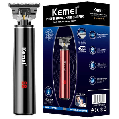 LCD display powerful kemei hair trimmer