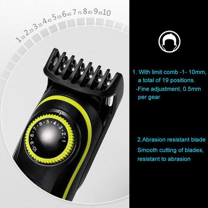 Men adjustable beard trimmer shaver electric