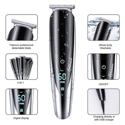 All in one grooming kit electric shaver for men