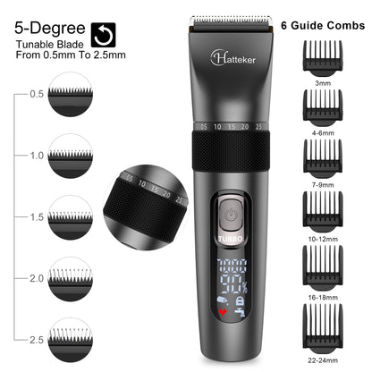 Professional Hair Clipper for Men Waterproof Men grooming kit