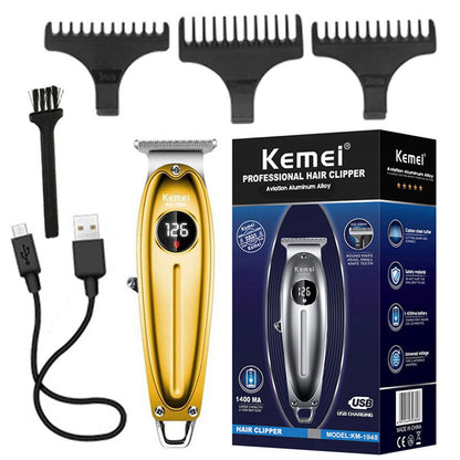 Full metal professional hair trimmer