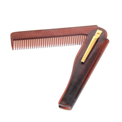 Design Foldable Hair Comb Pocket Clip Hair