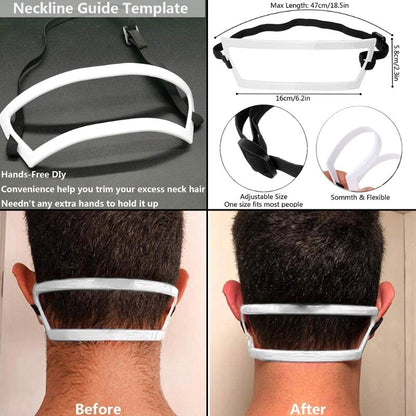 Men's Beard Combs Neck Hair Line Guide Shaping