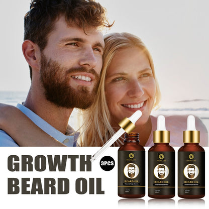 Men Fast Beard Growth Oil Natural Beard Growth