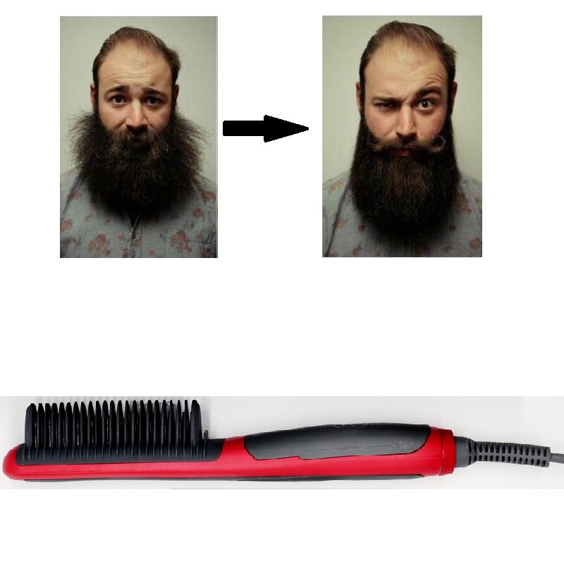 Best Seller Beard Straightener Men Fast Beard Comb Special Offer