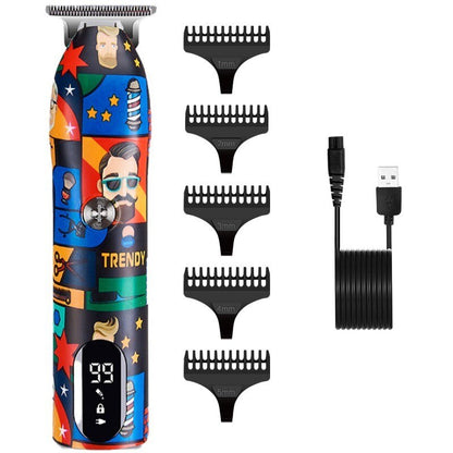 Hair Clipper Rechargeable Graffiti Electric