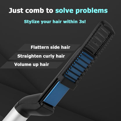 Men Multifunctional Hair Beard Straightener Comb