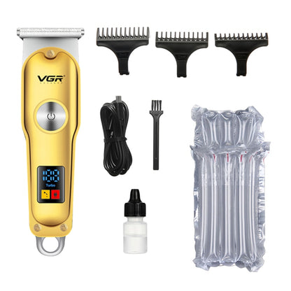 VGR Brand Professional Hair Clipper Man LCD Original