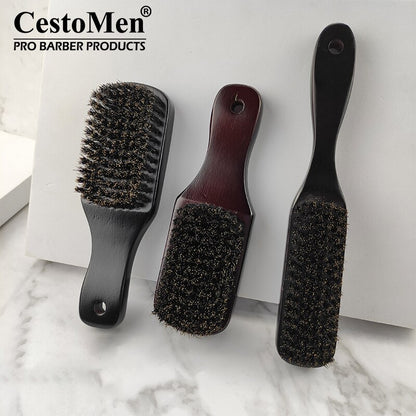 100% Soild Wood Boar Bristle Beard Shaving Brush Set