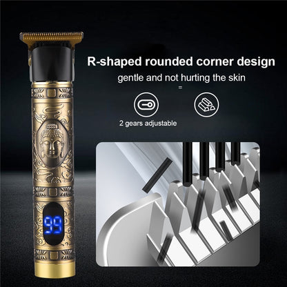 LCD Professional Hair Trimmer Clipper