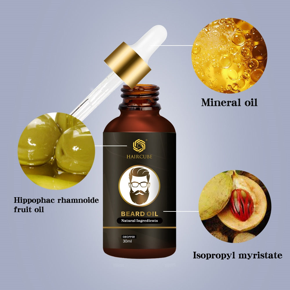 Beard Growth Essential Oil 100% Natural Beard Growth