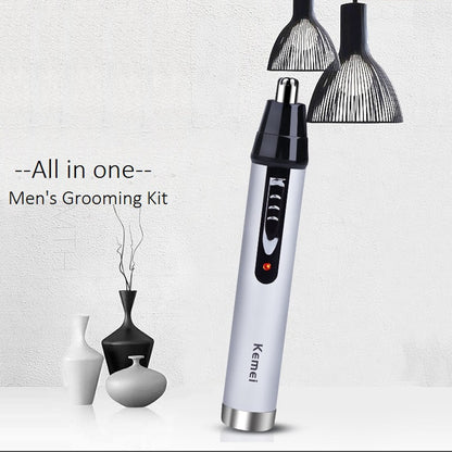 Rechargeable nose hair trimmer