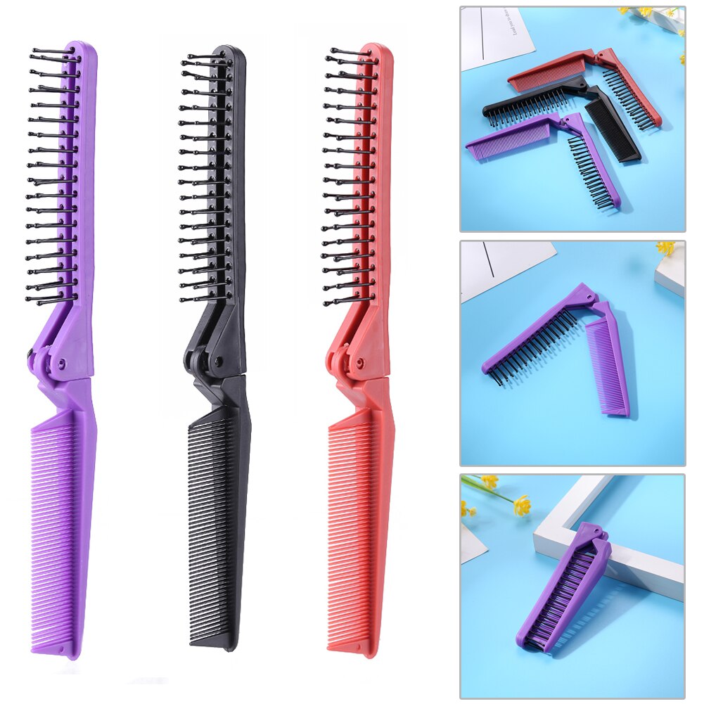 Portable Pocket Oil Hair Comb Folding Combs