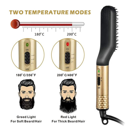 Hair Straightening Irons Beard Grooming kit Multifunctional