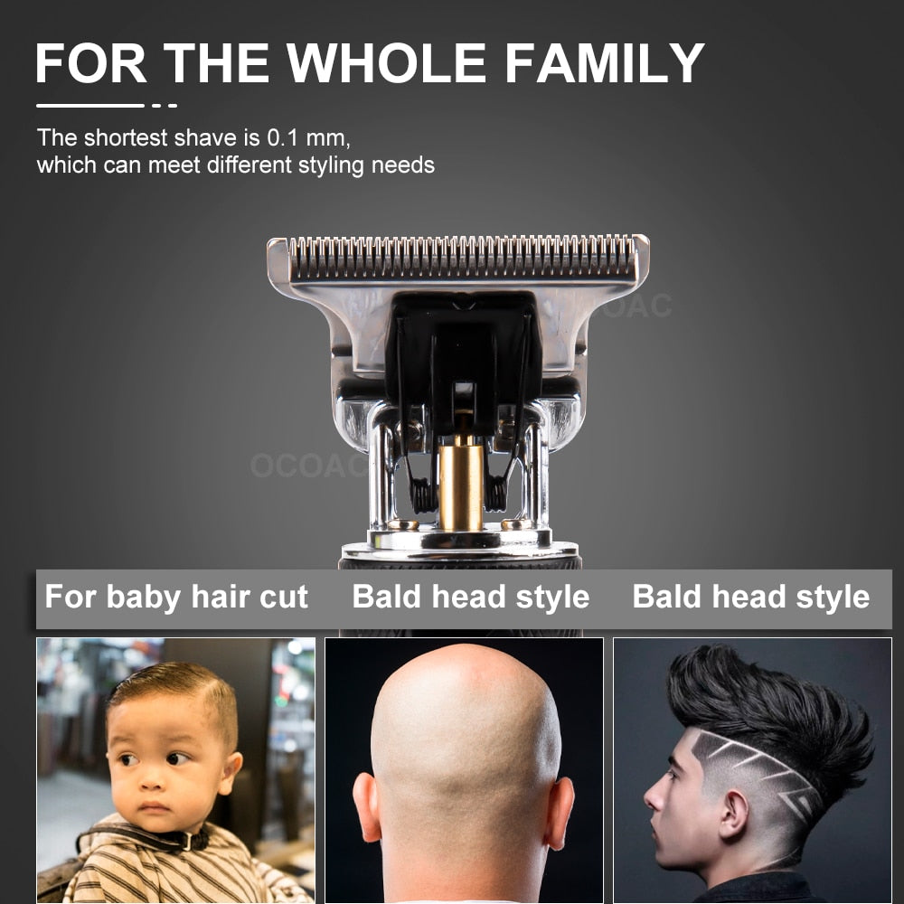 Electric Hair Cutting Machine For Men Professional Hair Trimmer Set Cordless Barber Beard Shaver