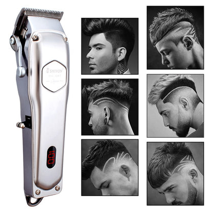 Professional Barber Hair Clipper Rechargeable