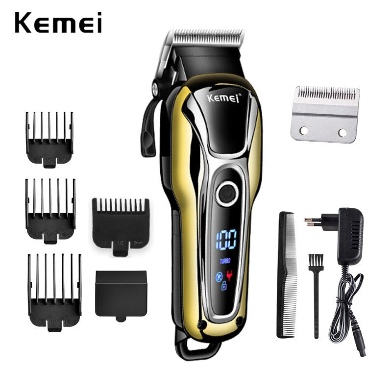 100-240V Professional hair clipper for barber rechargeable hair trimmer