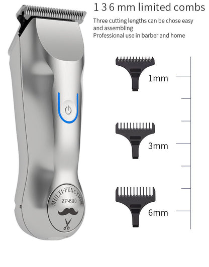 Professional Barber Hair Clipper Mini Hair Cutting Machine Rechargeable