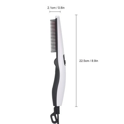 Multifunctional Hair Comb Brush Beard Straightener