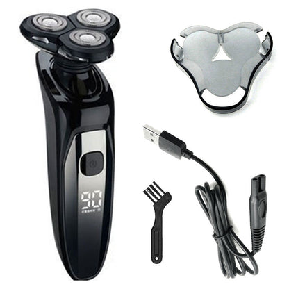 LCD display waterproof electric shaver