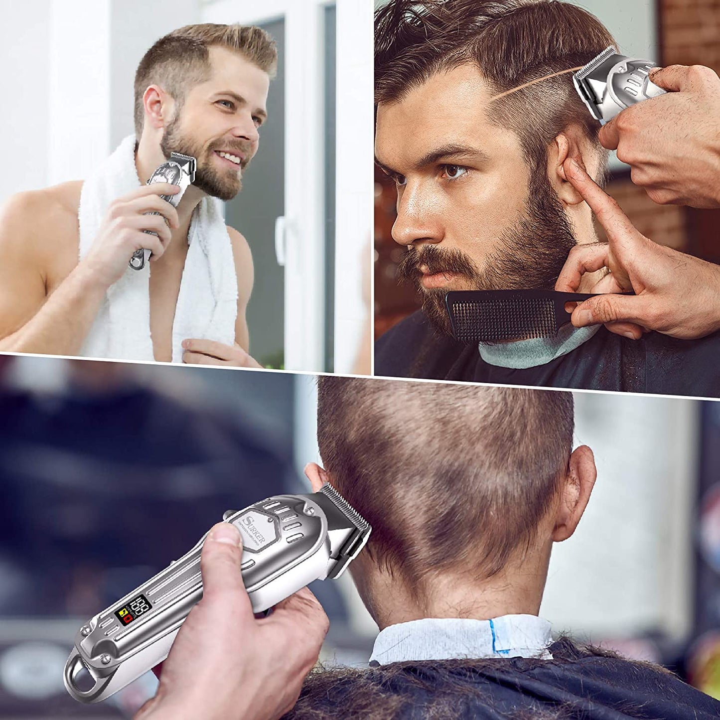 Electric hair clipper for men barber