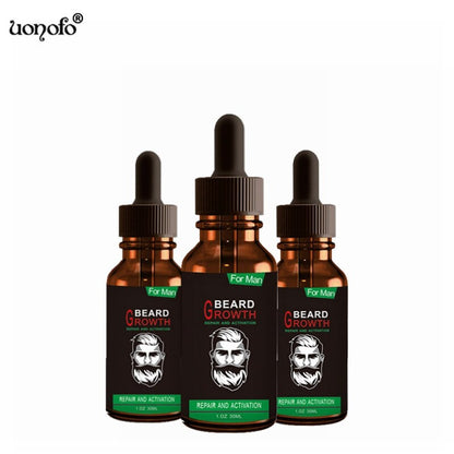 30ML 100% Organic Beard Oil Spray Beard Growth Oil