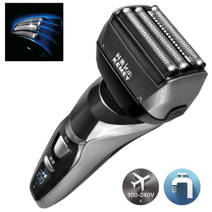 Rechargeable electric shaver beard razor