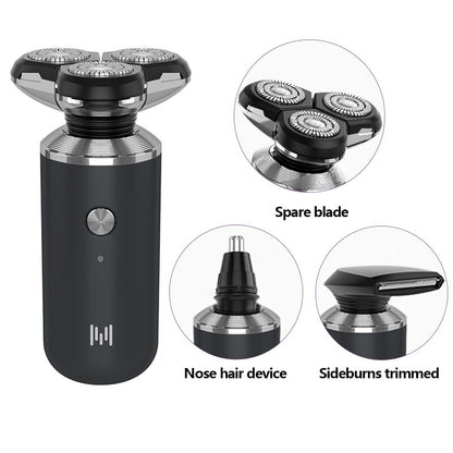 Wet dry electric shaver for men beard hair trimmer