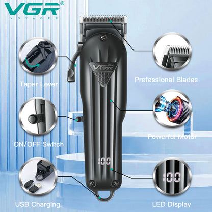 LED Adjustable Powerful Hair Trimmer