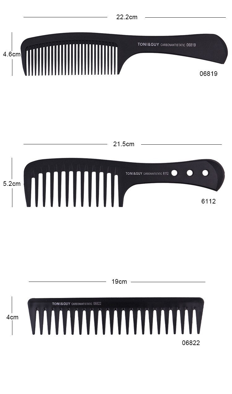 Handle Grip Large Tooth Detangling Curly Hair Comb