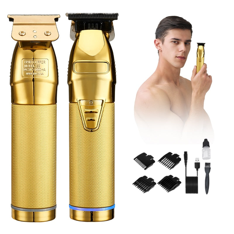 Hair Trimmer Gold Clipper For Men