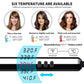 Hair Straightener Brush Electric Hot Comb LCD Display
