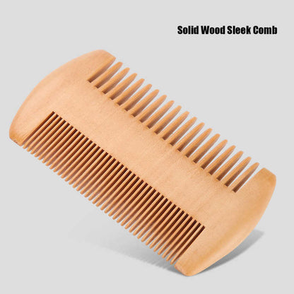 Men Beard Oil Kit Stainless Steel Beard Brush Comb