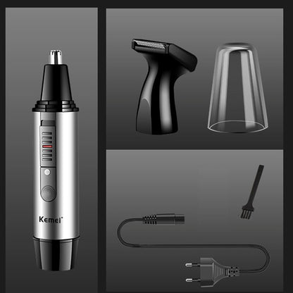 2 in1 grooming kit nose trimmer for men hair face