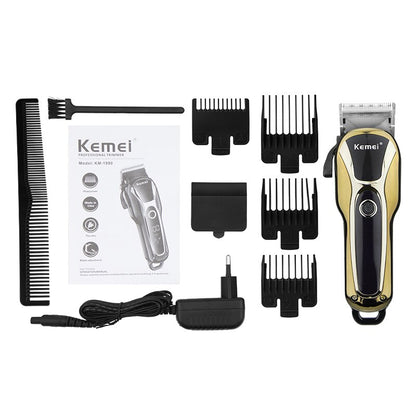 Kemei Electric LCD Hair Clipper Cordless Trimmer