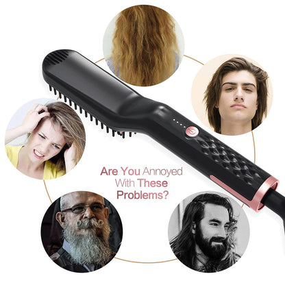 Beard Straightener Brush Multifunctional